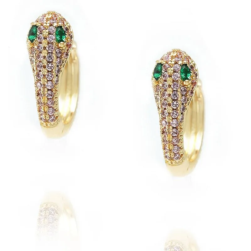 Huggie serpente animale orecchino