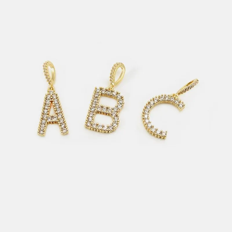 Ciondolo Iniziale Placcato Oro