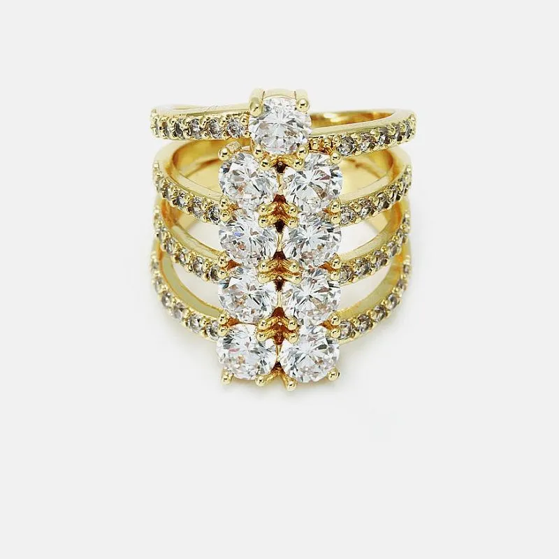 Set di anelli di moda dal design di lusso