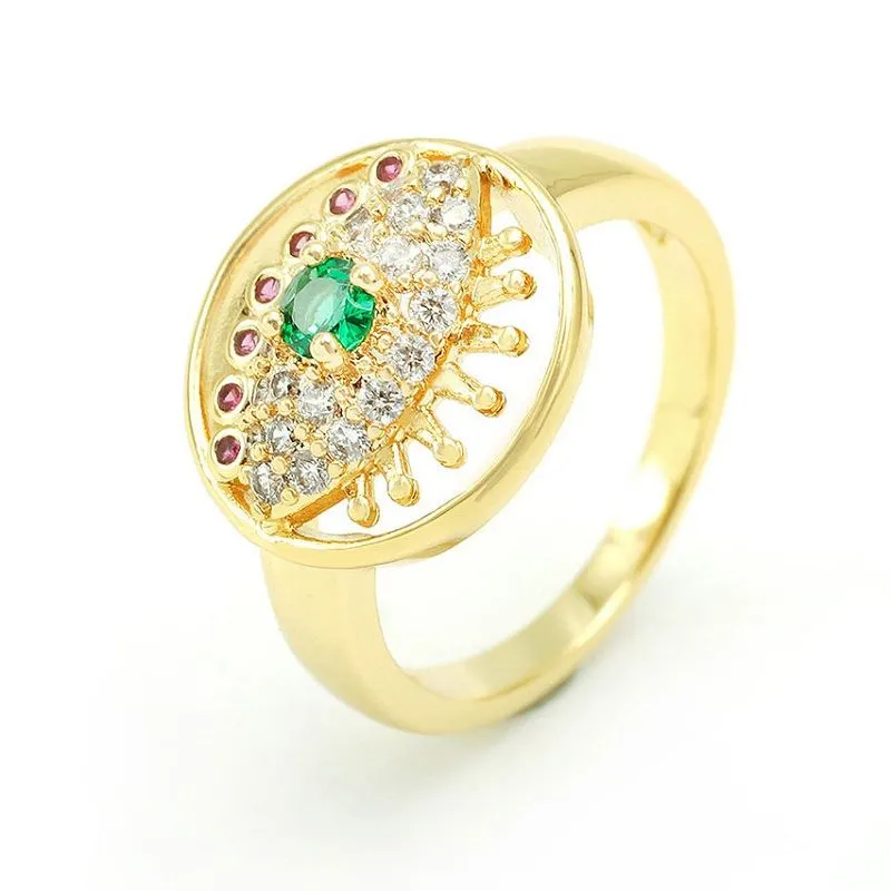 Anello dell'occhio diabolico dell'annata